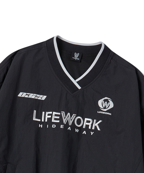 LIFE WORK(ライフワーク)の「ナンバリングワンマイルスウェット(スウェット・メンズ・ブラック/グリーン・M/L)」の4枚目の写真