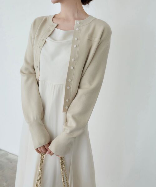 cle blatt(クレブラット)の「ドレープキャミドレス(ドレス・レディース・オフホワイト/ベージュ・SMALL/MEDIUM)」の10枚目の写真