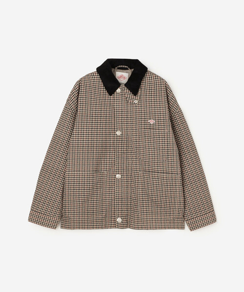 DANTON(ダントン)の「DANTON | 中綿ナイロン カバーオールジャケット WOMEN(カバーオール・レディース・ベージュ系その他・36)」の3枚目の写真