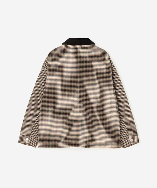 DANTON(ダントン)の「DANTON | 中綿ナイロン カバーオールジャケット WOMEN(カバーオール・レディース・ベージュ系その他・36)」の4枚目の写真