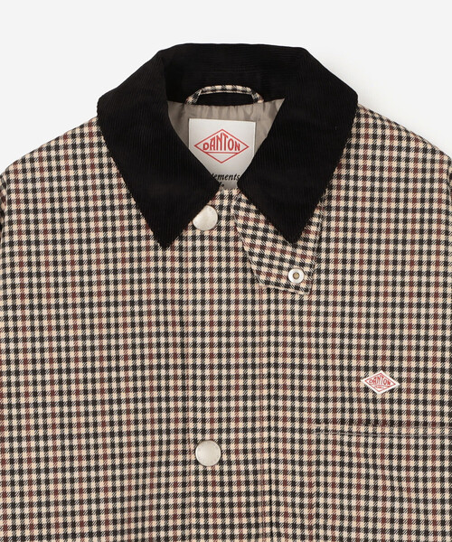 DANTON(ダントン)の「DANTON | 中綿ナイロン カバーオールジャケット WOMEN(カバーオール・レディース・ベージュ系その他・36)」の5枚目の写真