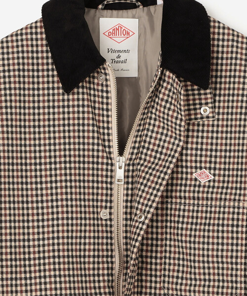 DANTON(ダントン)の「DANTON | 中綿ナイロン カバーオールジャケット WOMEN(カバーオール・レディース・ベージュ系その他・36)」の10枚目の写真