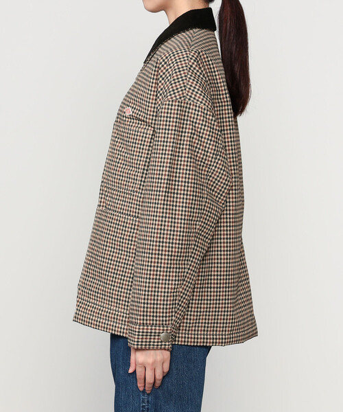 DANTON(ダントン)の「DANTON | 中綿ナイロン カバーオールジャケット WOMEN(カバーオール・レディース・ベージュ系その他・36)」の16枚目の写真