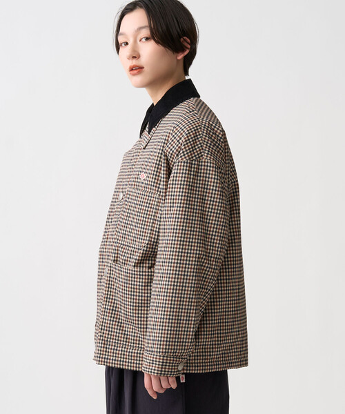 DANTON(ダントン)の「DANTON | 中綿ナイロン カバーオールジャケット WOMEN(カバーオール・レディース・ベージュ系その他・36)」の21枚目の写真