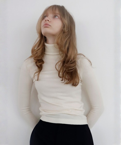 mieya mieya(ミーヤミーヤ)の「【mieya mieya】DRAGEE COLOR TURTLE/ドラジェカラータートル(ニット/セーター・レディース・ホワイト・FREE)」の16枚目の写真