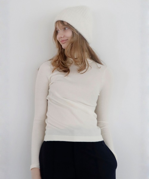 mieya mieya(ミーヤミーヤ)の「【mieya mieya】DRAGEE COLOR TURTLE/ドラジェカラータートル(ニット/セーター・レディース・ホワイト・FREE)」の19枚目の写真