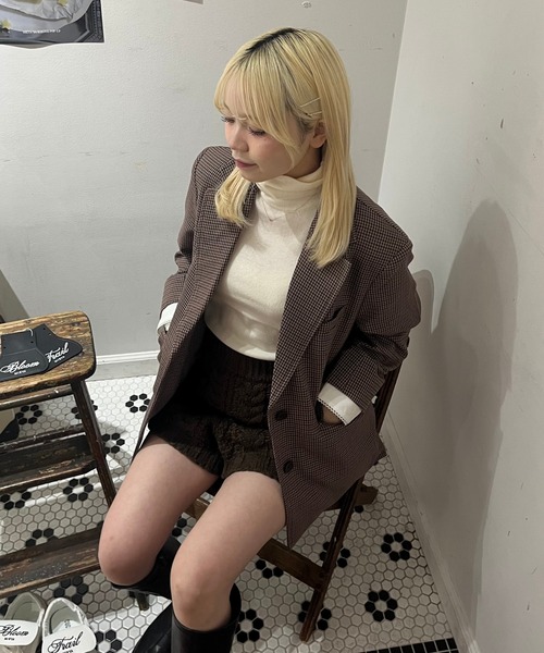 mieya mieya(ミーヤミーヤ)の「【mieya mieya】DRAGEE COLOR TURTLE/ドラジェカラータートル(ニット/セーター・レディース・ホワイト・FREE)」の20枚目の写真