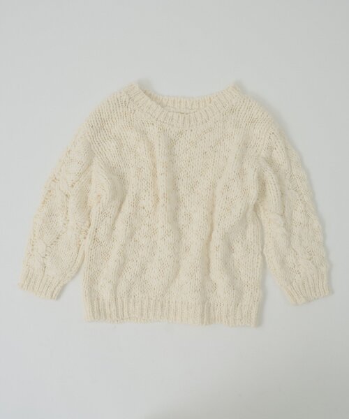 WHIMSIC(ウィムジック)の「【WHIMSIC】マルチウェイチャンキーセーター(ニット/セーター・レディース・ピンク/オフホワイト/モカ・FREE)」の10枚目の写真