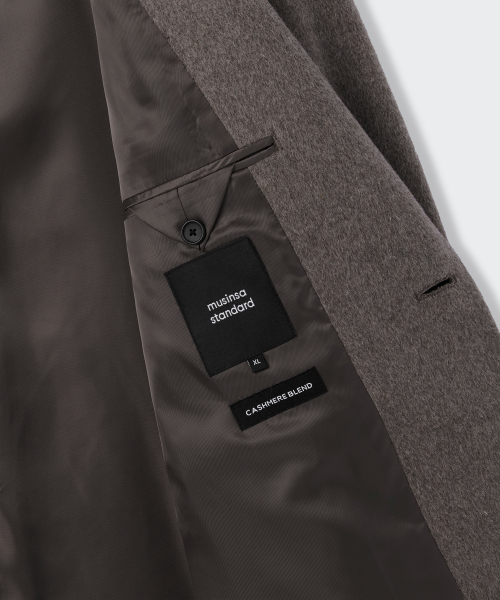MUSINSA STANDARD（ムシンサスタンダード）の「カシミアブレンド特大シングルコート[Toff]（チェスターコート・メンズ・その他・MEDIUM/LARGE/X-LARGE/2XL）」の8枚目の写真
