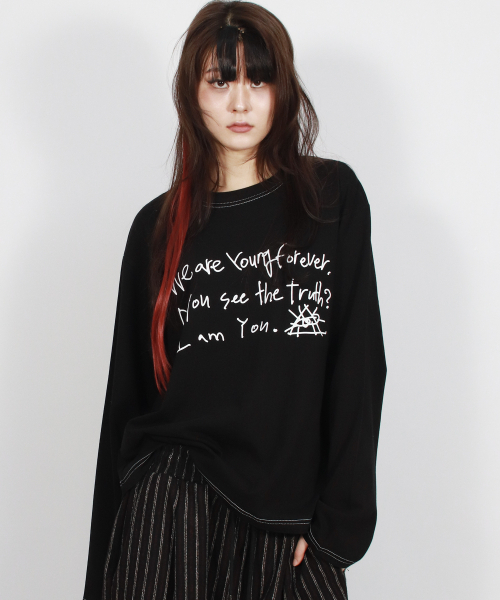 DEMARC(ドゥマーク)の「young forever ステッチ長袖Tシャツ - アイボリー(Tシャツ/カットソー・レディース・その他・MEDIUM/LARGE)」の5枚目の写真