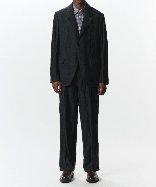 markaware(マーカウェア)の「【MARKAWARE/マーカウェア】DOUBLE PLEATED TROUSERS(スラックス・メンズ・ブラウン/ブラック・1/2)」の8枚目の写真