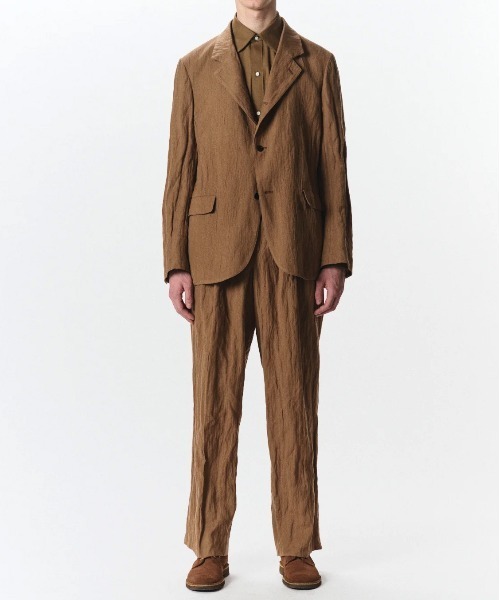 markaware(マーカウェア)の「【MARKAWARE/マーカウェア】DOUBLE PLEATED TROUSERS(スラックス・メンズ・ブラウン/ブラック・1/2)」の14枚目の写真