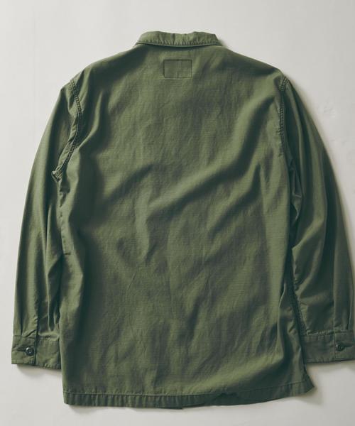 MONKEY TIME（モンキータイム）の「＜monkey time＞ ∴ ブロークンツイル ユーティリティー シャツ◆（シャツ/ブラウス・メンズ・オリーブ・SMALL/X-LARGE/MEDIUM/LARGE）」の5枚目の写真
