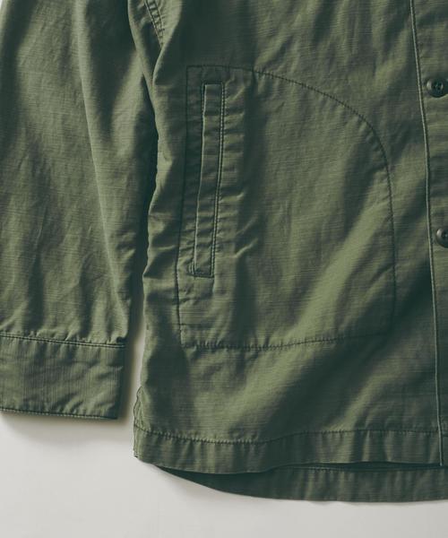MONKEY TIME（モンキータイム）の「＜monkey time＞ ∴ ブロークンツイル ユーティリティー シャツ◆（シャツ/ブラウス・メンズ・オリーブ・SMALL/X-LARGE/MEDIUM/LARGE）」の7枚目の写真