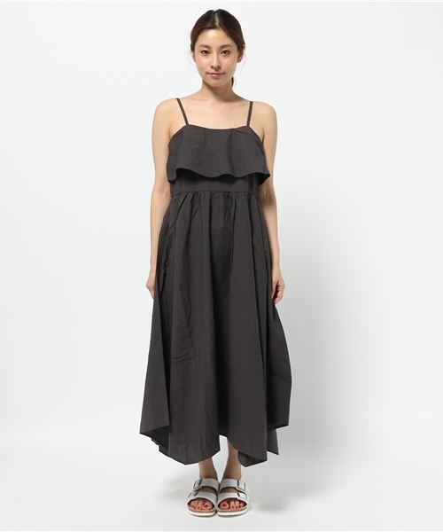 LBC(エルビーシー)の「マキシキャミワンピース (ワンピース・レディース・オリーブ/ダークグレー・MEDIUM/LARGE)」の3枚目の写真