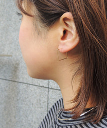 Jouete（ジュエッテ）の「フープピアスセット レモンクォーツ（ピアス