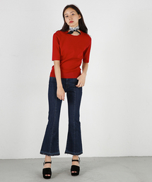 MOUSSY | CENTER LINE FLARE PT(デニムパンツ)