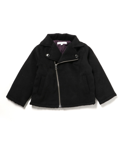 GLOBAL WORK（グローバルワーク）の「【キッズ】キモウナカワタライダースジャケット/734429（ライダースジャケット・キッズ・ブラック・X-LARGE/MEDIUM/SMALL/LARGE）」の9枚目の写真