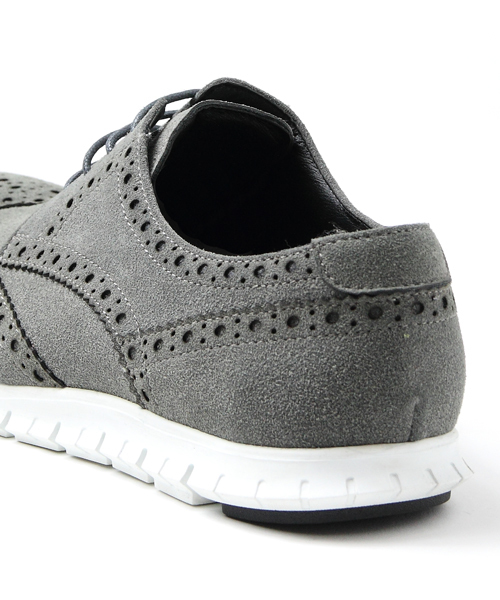 JACKROSE（ジャックローズ）の「ホワイトソールウィングチップシューズ（スニーカー・メンズ・ブラック/グレー/レッド/ブラック×ブラック/ベージュ・L/M）」の22枚目の写真