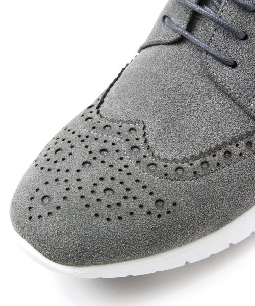 JACKROSE（ジャックローズ）の「ホワイトソールウィングチップシューズ（スニーカー・メンズ・ブラック/グレー/レッド/ブラック×ブラック/ベージュ・L/M）」の19枚目の写真