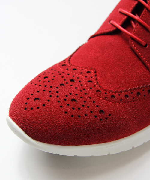 JACKROSE（ジャックローズ）の「ホワイトソールウィングチップシューズ（スニーカー・メンズ・ブラック/グレー/レッド/ブラック×ブラック/ベージュ・L/M）」の12枚目の写真