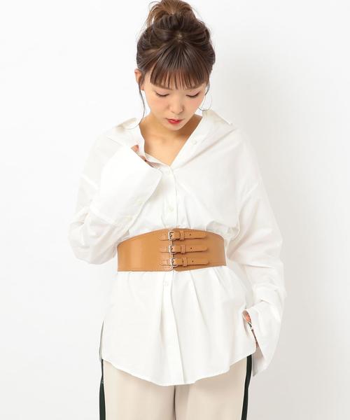 Another Edition(アナザーエディション)の「コットンタイプライターシャツ ◆(シャツ/ブラウス・レディース・オフホワイト・FREE)」の1枚目の写真