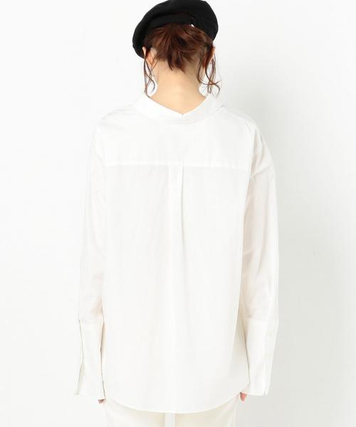 Another Edition(アナザーエディション)の「コットンタイプライターシャツ ◆(シャツ/ブラウス・レディース・オフホワイト・FREE)」の8枚目の写真