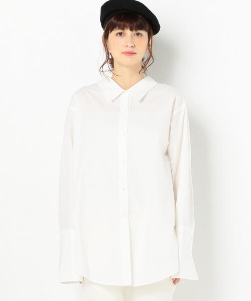 Another Edition(アナザーエディション)の「コットンタイプライターシャツ ◆(シャツ/ブラウス・レディース・オフホワイト・FREE)」の9枚目の写真