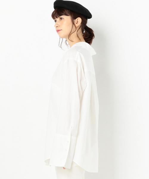 Another Edition(アナザーエディション)の「コットンタイプライターシャツ ◆(シャツ/ブラウス・レディース・オフホワイト・FREE)」の10枚目の写真