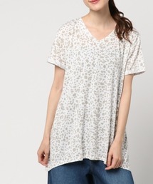 接触冷感 ゆるシルエットVネックTシャツ