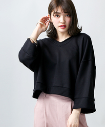 WEGO/2WAYベルト付カットオフプルオーバー