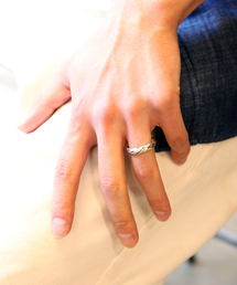 amp japan（アンプジャパン）の「Braided  Ring(ブレイド リング)（リング）」