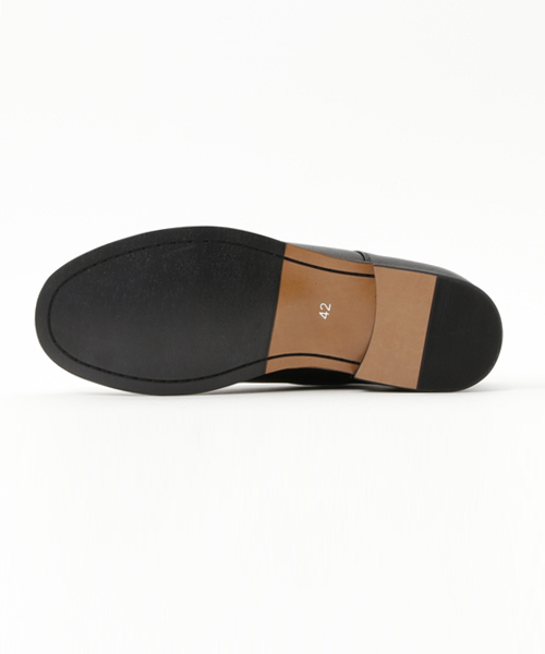 JACKROSE(ジャックローズ)の「シボPUプレーンシューズ(ドレスシューズ・メンズ・ブラウン/ブラック・L/M)」の4枚目の写真