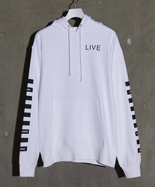 NUMBER (N)INE（ナンバーナイン）の「【NUMBER (N)INE】≪STUDIOUS限定≫別注グラフィックプリントスウェットパーカー（パーカー・メンズ・ブラック/ホワイト/チャコールグレー・2/1/3）」の11枚目の写真