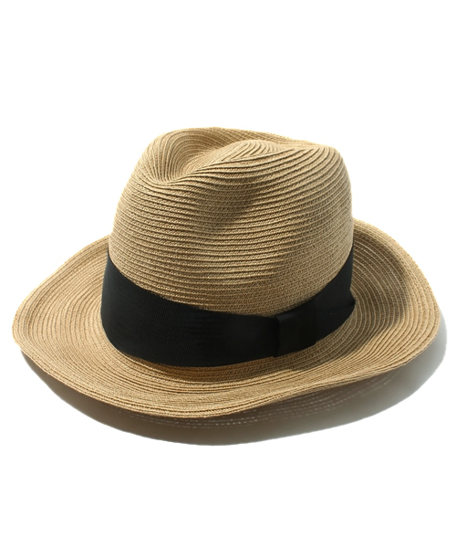 JENEVIEVE（ジュヌヴィエーヴ）の「ペーパーハット（ハット・レディース・ホワイト/ベージュ/グリーン・FREE）」の3枚目の写真