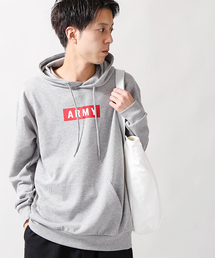 WEGO/ARMYボックスロゴパーカー