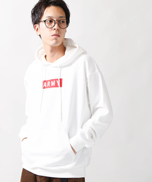 WEGO/ARMYボックスロゴパーカー
