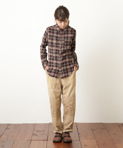 TOBILA（トビラ）の「ピーチツイルベイカーパンツ（その他パンツ・レディース・ベージュ/カーキ/キャメル・M/S）」の15枚目の写真