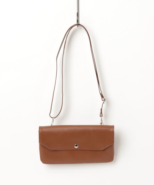 Marie-Louise（マリ－・ルイ－ズ）の「【Marie-Louise/マリールイーズ】2wayレザーミニバッグ/#MLS-B003（クラッチバッグ・レディース・ブラック/ブラウン・FREE）」の4枚目の写真