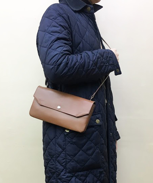 Marie-Louise（マリ－・ルイ－ズ）の「【Marie-Louise/マリールイーズ】2wayレザーミニバッグ/#MLS-B003（クラッチバッグ・レディース・ブラック/ブラウン・FREE）」の12枚目の写真