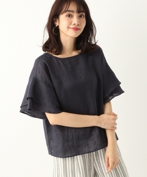 A part by | リネンフレアソデブラウスSS 789630(シャツ/ブラウス)