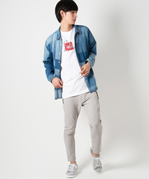 GOSTAR DE FUGA | ドロップショルダーデニムシャツ(シャツ/ブラウス)