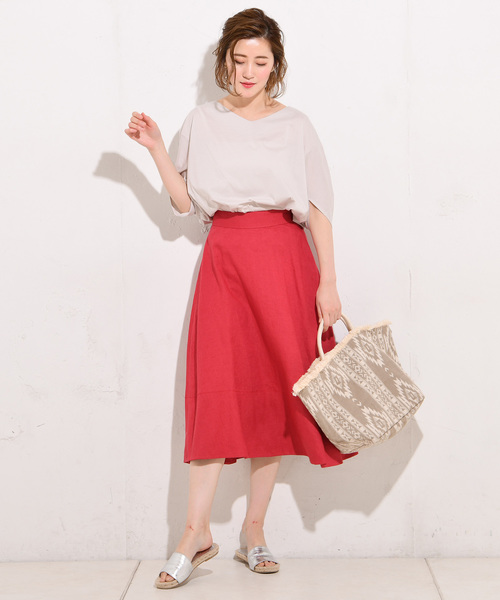 RIVE DROITE（リヴドロワ）の「プリマシャインワイドカットソー（Tシャツ/カットソー・レディース・ネイビー/ライトグレー/チャコールグレー・FREE）」の12枚目の写真