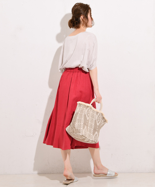 RIVE DROITE（リヴドロワ）の「プリマシャインワイドカットソー（Tシャツ/カットソー・レディース・ネイビー/ライトグレー/チャコールグレー・FREE）」の13枚目の写真