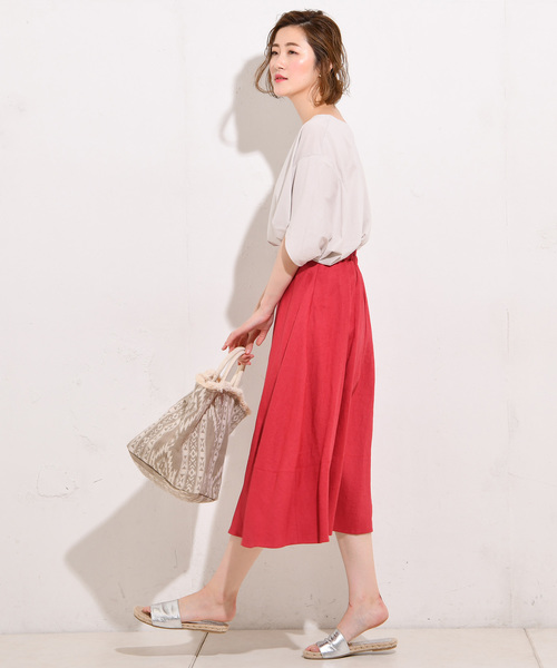 RIVE DROITE（リヴドロワ）の「プリマシャインワイドカットソー（Tシャツ/カットソー・レディース・ネイビー/ライトグレー/チャコールグレー・FREE）」の14枚目の写真