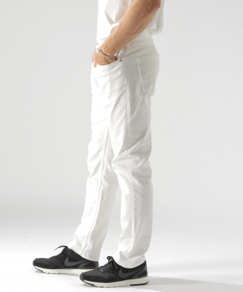 BAYFLOW（ベイフロー）の「ストレッチベーシックデニム 18AW（デニムパンツ・メンズ・オフホワイト/ダークブルー/サックスブルー・SMALL/MEDIUM/LARGE）」の11枚目の写真