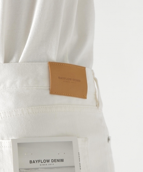 BAYFLOW（ベイフロー）の「ストレッチベーシックデニム 18AW（デニムパンツ・メンズ・オフホワイト/ダークブルー/サックスブルー・SMALL/MEDIUM/LARGE）」の15枚目の写真