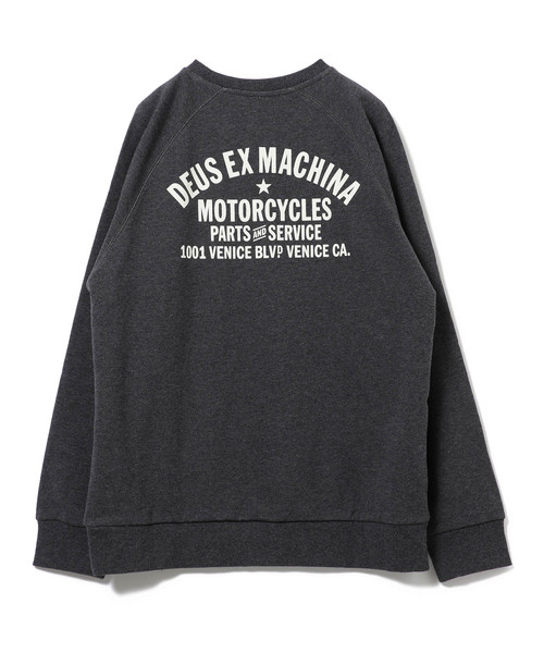 DEUS EX MACHINA(デウスエクスマキナ)の「◎DEUS EX MACHINA / 別注 VENICE プリントクルーネックスウェット(スウェット・メンズ・ホワイト/チャコールグレー/ブラック/ネイビー・SMALL/MEDIUM/LARGE/X-LARGE/X-SMALL)」の6枚目の写真