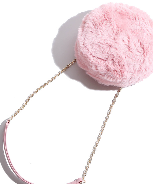 WEGO(ウィゴー)の「WEGO/サークルファーミニショルダーバッグ(ショルダーバッグ・レディース・ブラック/ダークグリーン/ベージュ/ブラウン/グレー/ピンク/アイボリー/ワイン・FREE)」の7枚目の写真