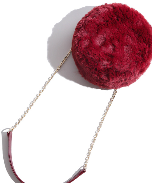 WEGO(ウィゴー)の「WEGO/サークルファーミニショルダーバッグ(ショルダーバッグ・レディース・ブラック/ダークグリーン/ベージュ/ブラウン/グレー/ピンク/アイボリー/ワイン・FREE)」の8枚目の写真